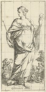 Personificering af den gifte stat Pålidelig tilstand (titel på objekt) Enogfyrre stykker, flere Sinne-statuer (serietitel) af Arnold Houbraken