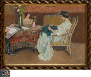 Hollandsk: Familiescene af Arnold Lakhovsky