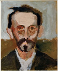 Portræt af en mand af Arnold Schönberg
