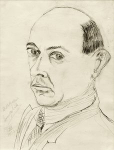 Selvportræt af Arnold Schönberg