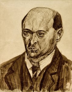 selvportræt af Arnold Schönberg