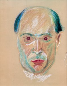 selvportræt af Arnold Schönberg