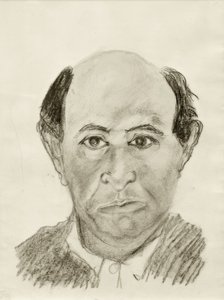 selvportræt af Arnold Schönberg