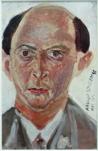 selvportræt af Arnold Schönberg