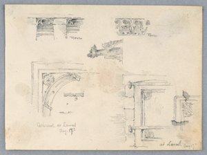 Arkitektoniske detaljer af Arnold William Brunner
