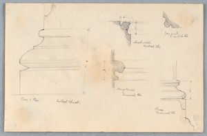 Arkitektoniske detaljer af Arnold William Brunner