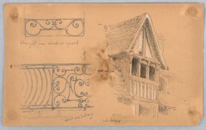 Arkitektoniske detaljer hos Lisieux af Arnold William Brunner