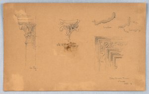 Arkitektoniske detaljer i Venedig af Arnold William Brunner
