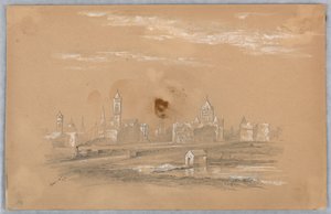 Byens skyline af Arnold William Brunner