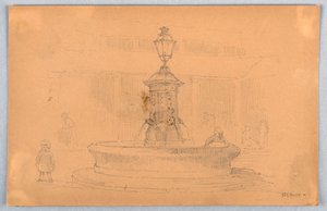 Springvand ved Nevers af Arnold William Brunner