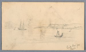 Point Levi fra båd af Arnold William Brunner
