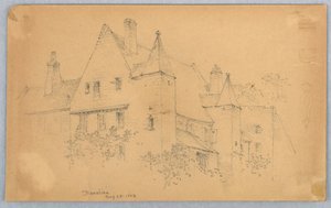 Skitse af Beaulieu af Arnold William Brunner
