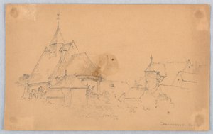 Skitse af Chenonceaux