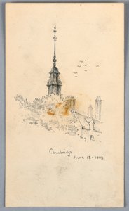 Steeple i Cambridge af Arnold William Brunner