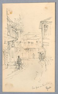 Gadescene af Arnold William Brunner