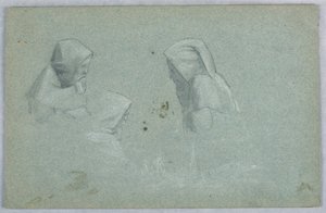 Tre studier af mennesket i en vane af Arnold William Brunner