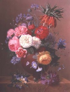 Stilleben af blomster (par til 63508)