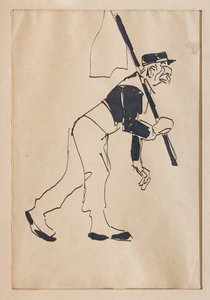 Af princip (tusch på papir) af Aroldo Bonzagni