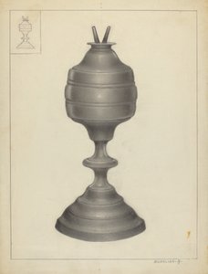 Camphen lampe af Arsen Maralian