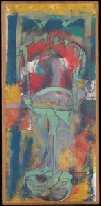 Uden titel, ca. 1946 (olie på lærred) af Arshile Gorky