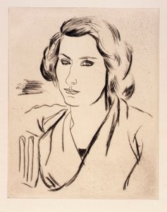 Ung kvinde af Arshile Gorky