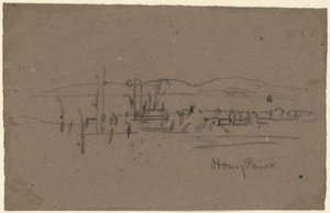 Stenet punkt af Arthur B. Davies