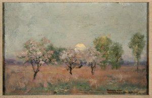Landskab af Arthur Bowen Davies