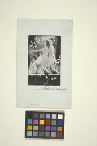 Nocturne (ætsning) af Arthur Bowen Davies