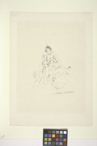 Pyramide (litografi) af Arthur Bowen Davies