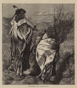 Hiawatha og Minne-ha-ha af Arthur Boyd Houghton