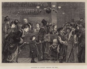 Skitser i London, før baren