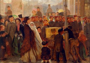 Frivillige marcherer ud af Arthur Boyd Houghton