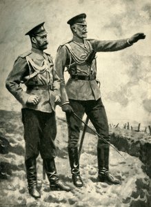 Ændringerne i den russiske kommando, september 1915. Første Verdenskrig, c1920. af Arthur C. Michael