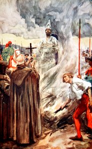Afbrændingen af John Huss, 6. juli 1415 1913.