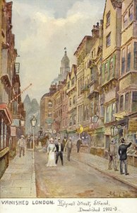 Forsvundet London - Hollywell Street, Strand, revet ned 1902-3