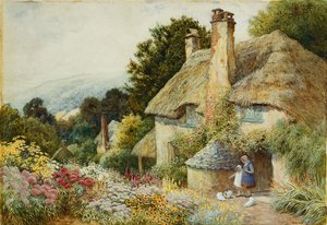 Et sommerhus ved Selworthy, nær Minehead