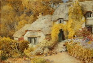 Hytter ved Selworthy, Somerset
