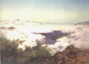 Tidlig morgen fra Schynegge Platte, Schweiz af Arthur Croft