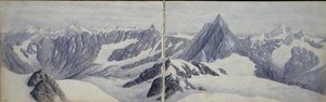 Udsigt fra Breithorn af Arthur Cust