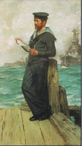 Et brev hjemmefra, fra fra magasin eller bogkilde ukendt af Arthur David McCormick