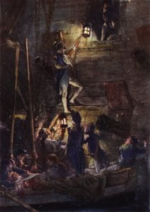 Nelson går ombord på Theseus for at få sin arm amputeret af Arthur David McCormick