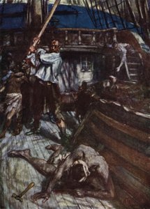 Tomba fældet af Slaverens Kaptajn af Arthur David McCormick