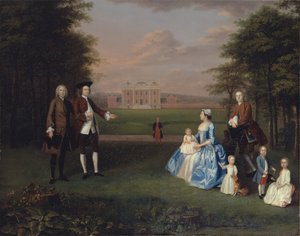 Robert Gwillym af Atherton og hans familie af Arthur Devis