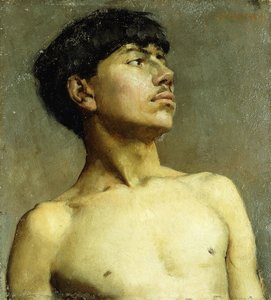 Portræt af Xavier Martinez af Arthur Frank Mathews