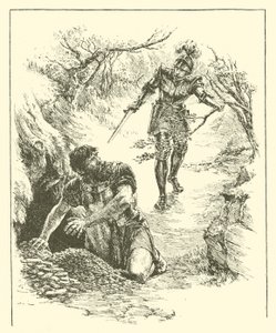 Sir Guyon, The Realm of Pluto (gravering) af Arthur George Walker