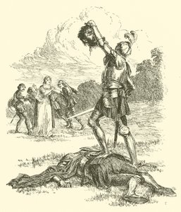 Sir Artegalls eventyr, Tyrannen Grantorto (gravering) af Arthur George Walker