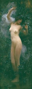 Daphne, ca. 1890 (olie på lærred) af Arthur Hacker