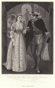 Kong Henrik VIII og Anne Bullen, Kong Henrik VIII, akt I, Sc IV af Arthur Hopkins