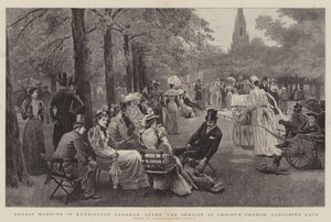 Søndag morgen i Kensington Gardens, efter gudstjenesten i Christ