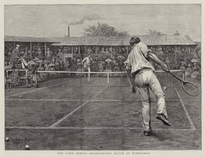 Lawn Tennis Championship Match i Wimbledon af Arthur Hopkins